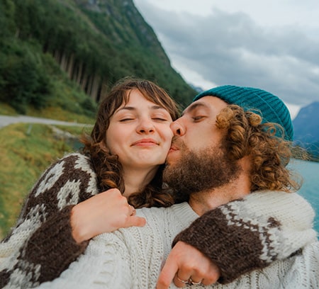 young couple hoping to adopt a baby
